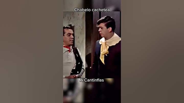 Chabelo cachetea a cantinflas