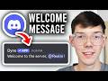 How To Make Welcome Message In Discord Server - Set Up Message
