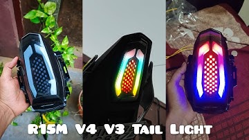 R15M V4 V3 multicolour Taillight Magnet Coin for Change Pattern #r15m #r15mmodified #taillight #led