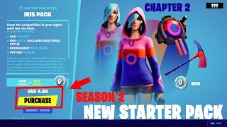 🔴FORTNITE SEASON 2 NEW STARTER PACK🔴 *NEW IRIS SKIN + POP AXE* LIVE STREAM