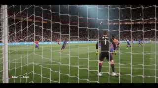 Scoop turn + lucarne Aguero FIFA 17 Coop screenshot 3