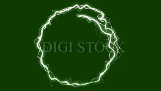 green screen intro circle electric