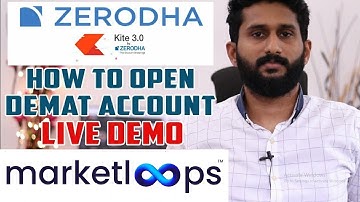 How to Open Demat Account With ZERODHA? | LIVE DEMO | Share Market Malayalam