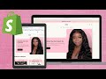 Editing Shopify Site| New Theme SENSE