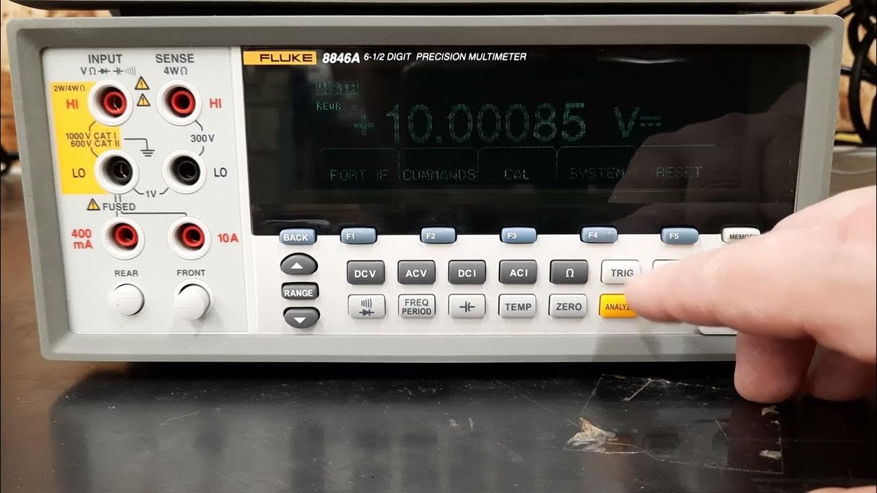 For Sale Fluke 8846A Digital Multi Meter SN1596002 (Sold) YouTube