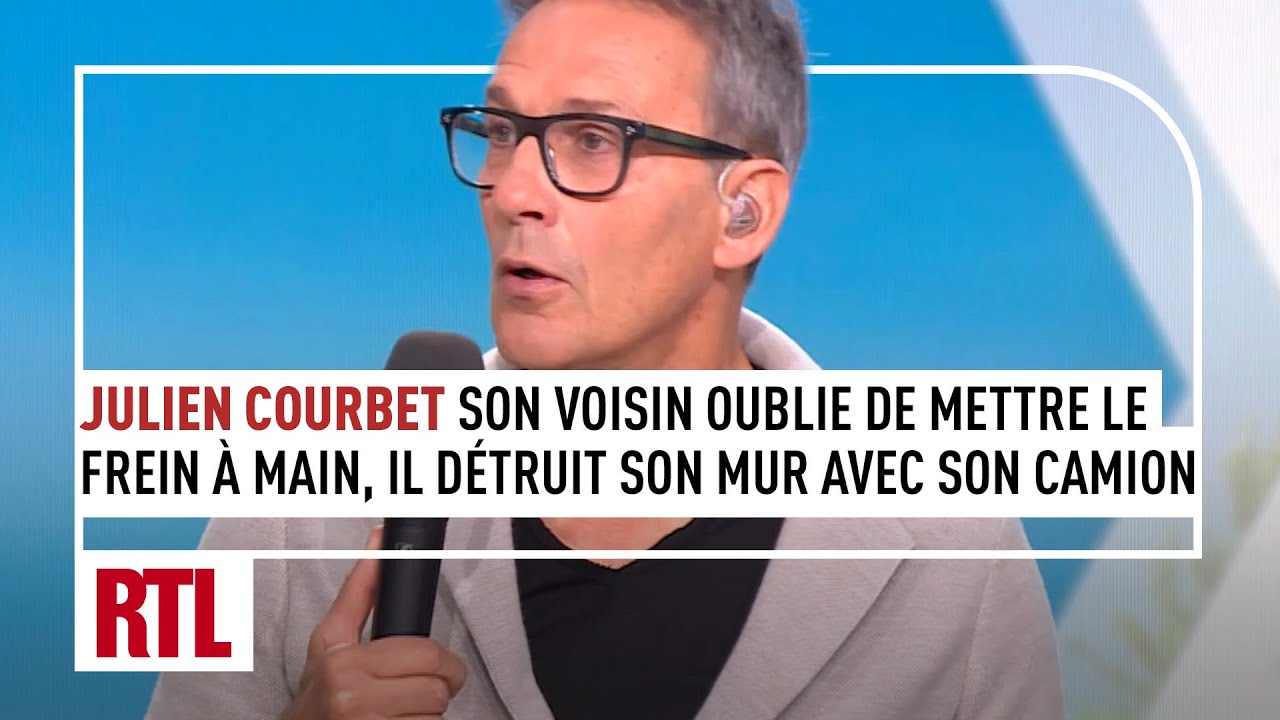 Julien Courbet : son voisin oublie de mettre le frein à main, il détruit son mur avec son camion