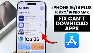 iPhone 16 / 16 Pro Max: How to Fix Can't Download Apps on iPhone
