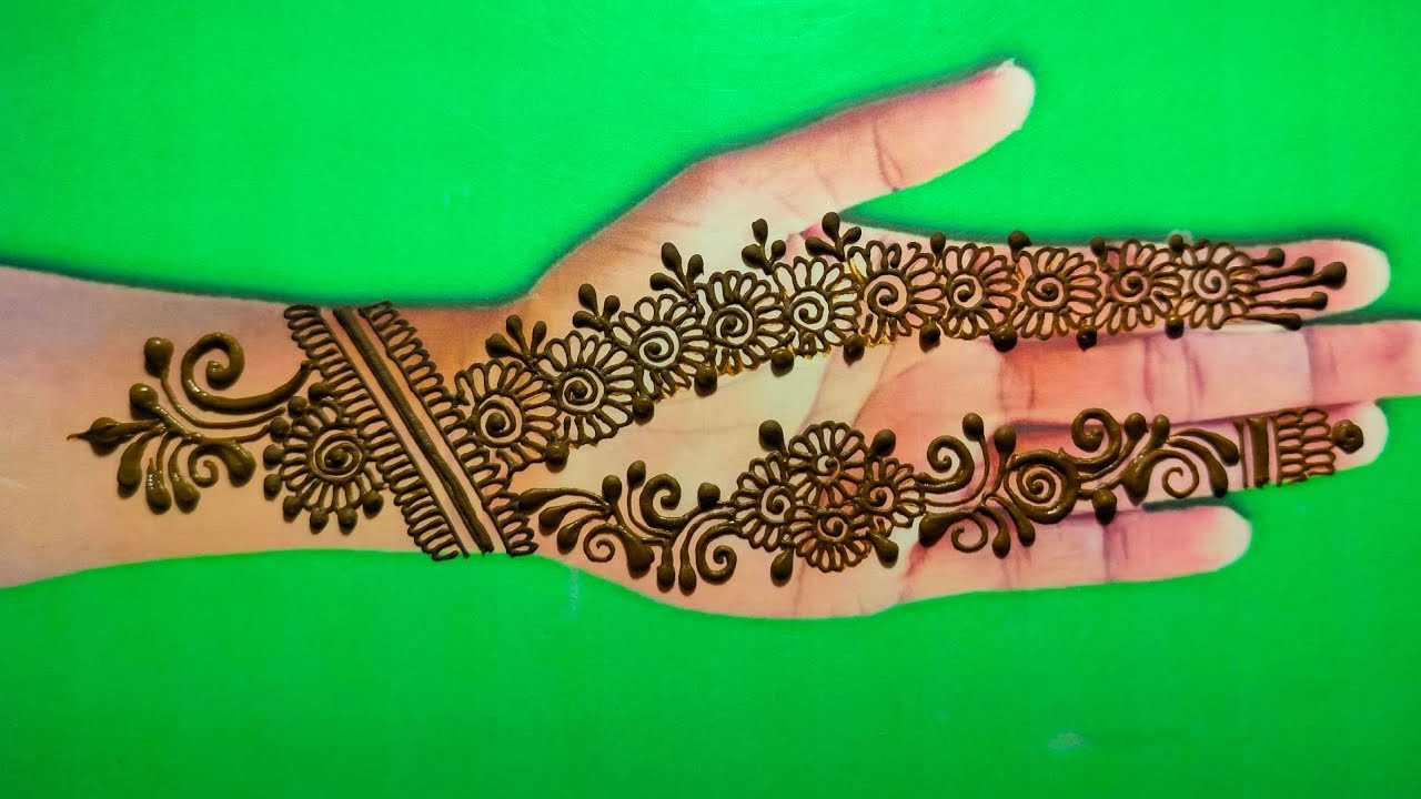 simple and easy mehandi designs and quickly mehandi designs 😊 - YouTube