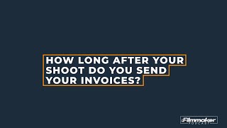 When To Send Your Invoices After A Shoot @thefreelanceplaybook
