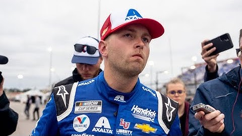 “He’s just an idiot” William Byron post-race interview - 2022 NASCAR Cup Series at Darlington