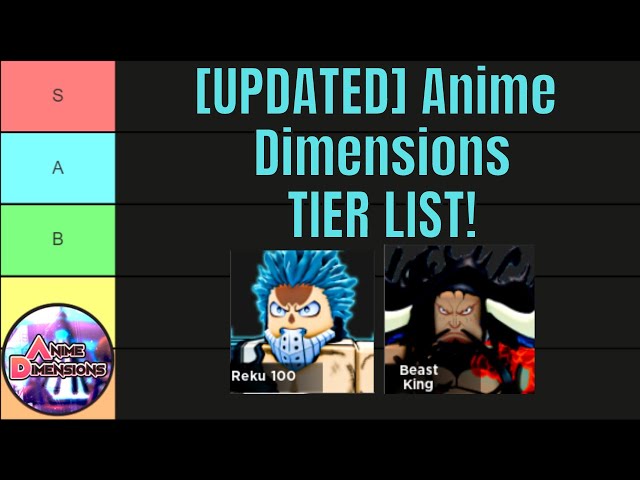 tier list anime dimensions roblox｜Pesquisa do TikTok