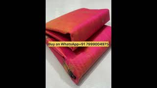 Chanderi handloom saree collection || with beautiful combination || by saree bala code 89 ||