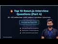 React Interview Questions Part 4 | React Hooks Deep Dive | Interview Crack Series