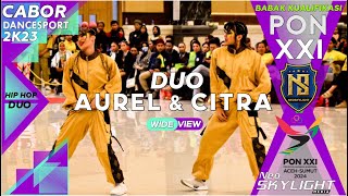 Duo Citra & Aurel I TLB @hiphop Dance BK PON XXI 2k23 I Dancesport I @neoskylightstudio