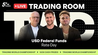 USD Federal Funds Rate Day | Live Trading with The5ers
