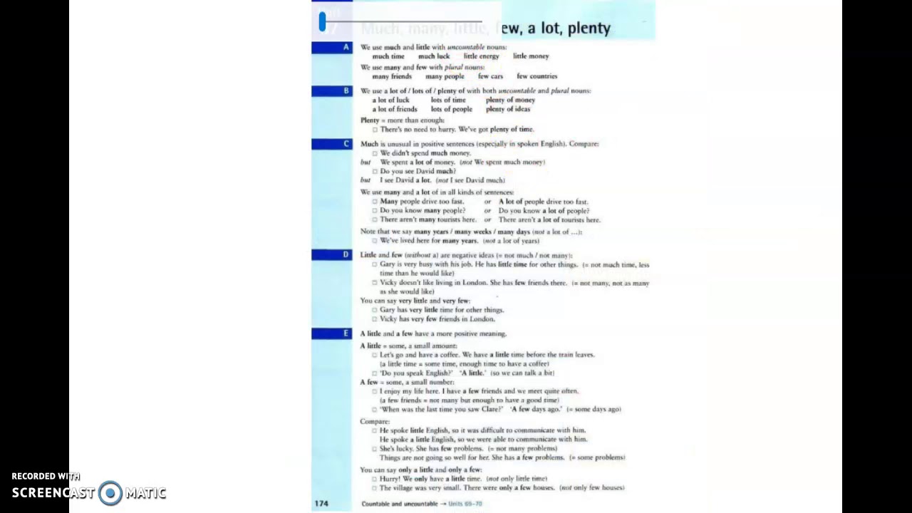 Comparatives and superlatives of quantifies  الكمية والعدد في الانجليزية _السنة الثالثة جميع الشعب
