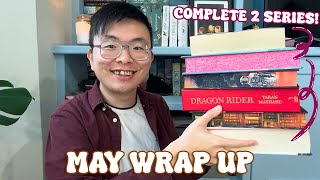 May Book Wrap-Up: Finished Two Fantasy Series & Discovered Sci-Fi