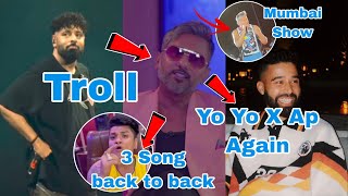 Honey Troll Badshah Yo Yo X Ap D Lil U Dubai With Honey Honey Mumbai Concert