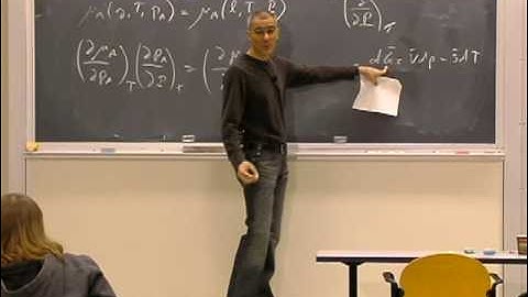 Lec 19 | MIT 5.60 Thermodynamics & Kinetics, Spring 2008