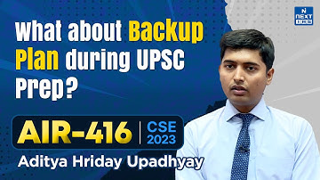 How to crack UPSC with Mathematics Optional? | AIR 416 Aditya H. Upadhyay Toppers