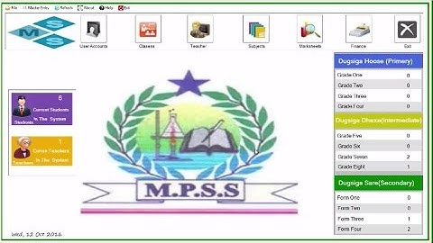 School Management system Vb net and Sql server