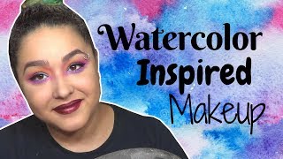 Watercolor Makeup Look Resimi