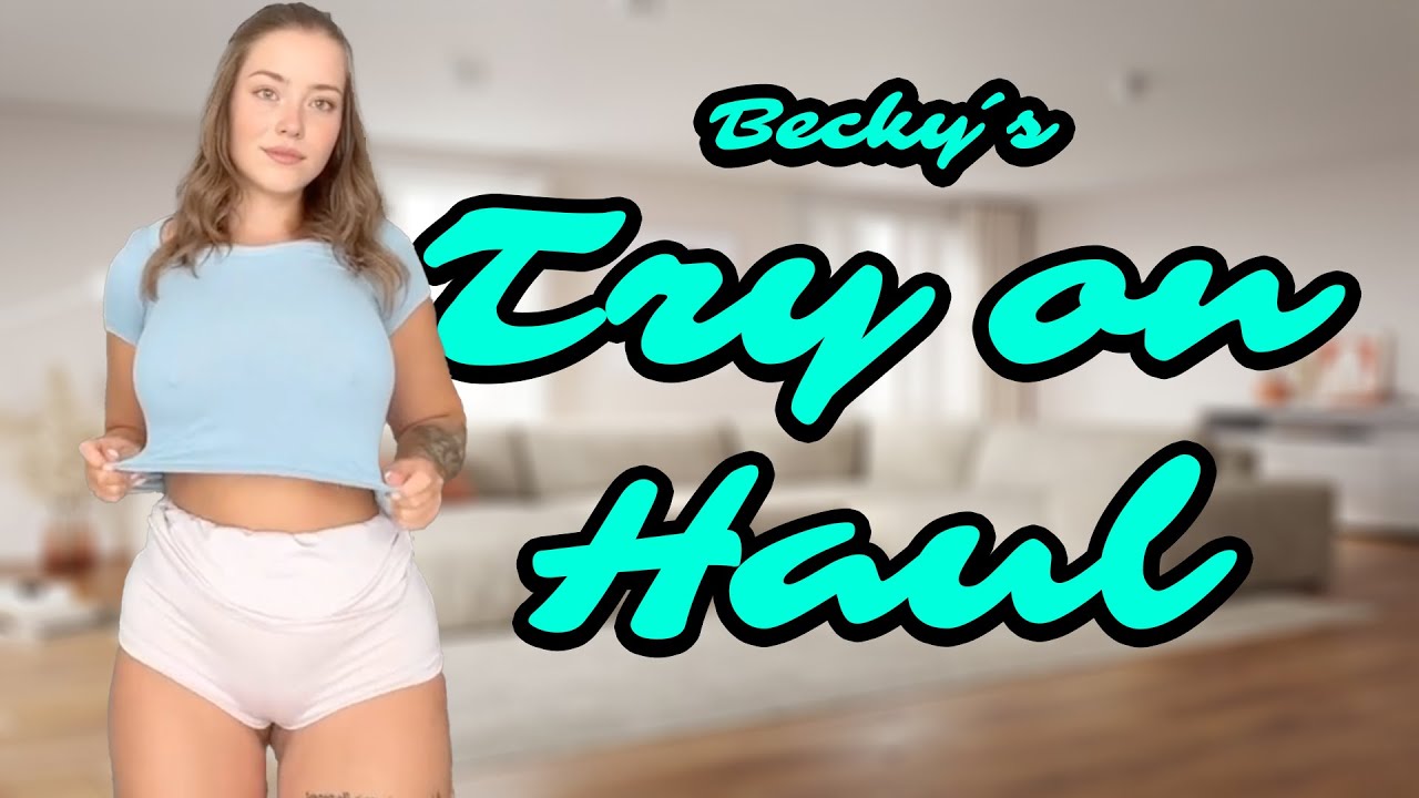 [4K] TRANSPARENT SUMMER CROP TOPS | GET READY WITH BECKY - YouTube