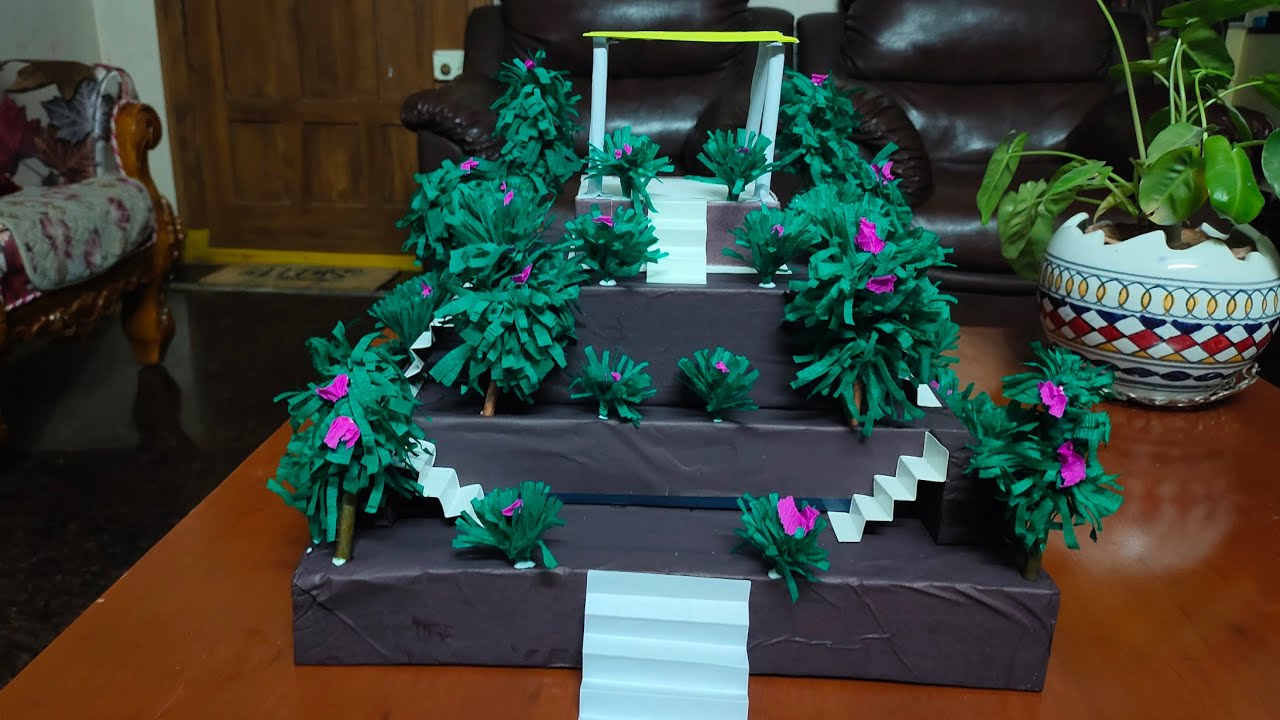 the hanging gardens of babylon model