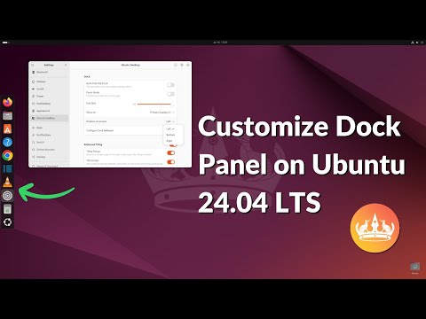How to Customize Dock Panel on Ubuntu 24.04 LTS