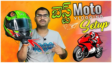 MotoVlogging Setup 2022 in Telugu | GoPro Hero 9 & Media Mod Helmet Setup in Telugu