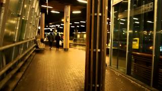 Mölndal station by night