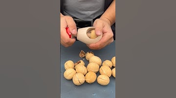 Mind-Blowing Wooden Nut Cracker You’ve Never Seen Before!