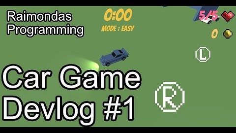 Creating an indie car game - Devlog #1