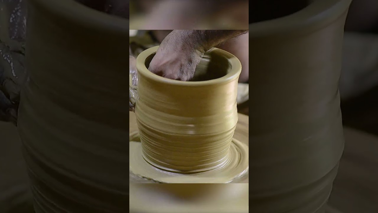 Throwing and Turning a Pottery Bowl with Cross-sections — ASMR Version 