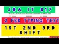 Joa It 817 Typing Test | joa it typing #joait817