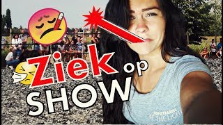 Ziek op show vertrekken wel een goed idee? #vlog17