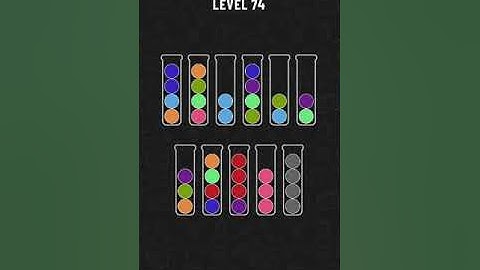 Ball Sort Puzzle Walkthrough Gameplay - Level 74