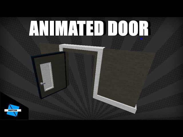 ProximityPromt Animated Door Roblox Studio 