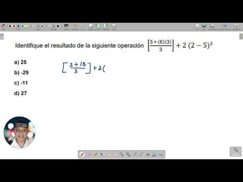 JERARQUIA DE OPERACIONES [3+(6)(3)/3]+2(2-5)²
