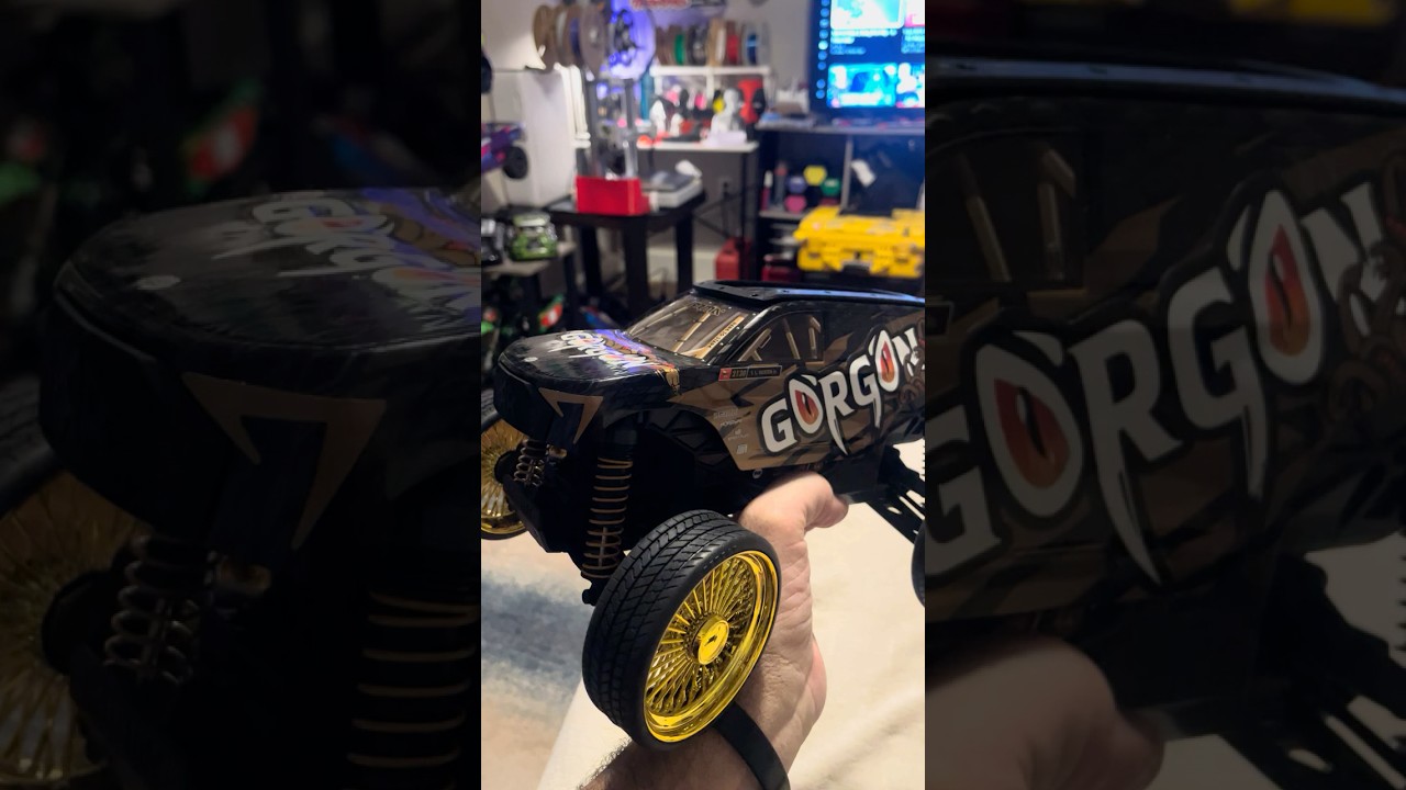 #rc fix diy Arrma Gorgon Grom roof protection  #3dprinting ￼