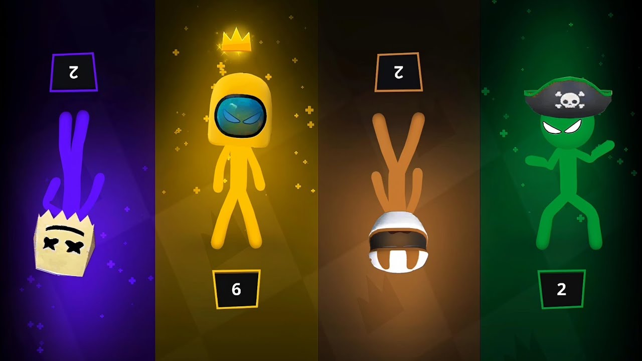 Funny Fails & Wins! Stickman Party MiniGames Gameplay #47