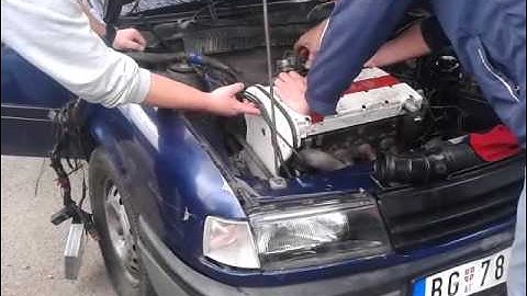 Opel vectra a c20xe first start