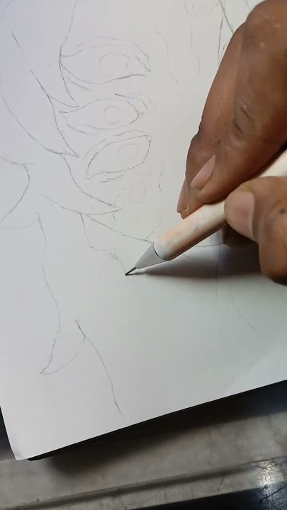 Draw Kokushibo Sketch short video
