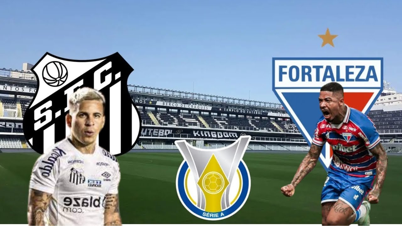 Jogo ao vivo entre Santos e Fortaleza pela última rodada do campeonato brasileiro 🔴 🔵 ⚪ YouTube