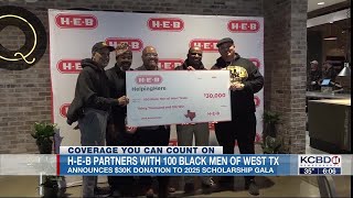 HEB partners with The 100 Black Men of West Texas for 30th anniversary scholarship gala