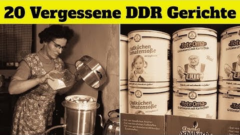 20 Vergessene DDR Gerichte, die kaum jemand kennt