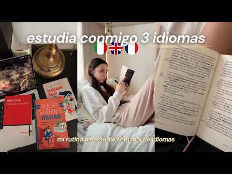 Una semana aprendiendo 3 idiomas | Carolette Martin