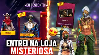 ENTREI NA LOJA MISTERIOSA 13.0, ITENS, PASSE POR 60 DIMAS, NOVO EVENTO RESISTÊNCIA - FREE FIRE