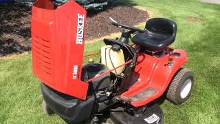 Huskee Lt3800 Lawn Tractor For Sale Online Auction At Repocast Com Youtube