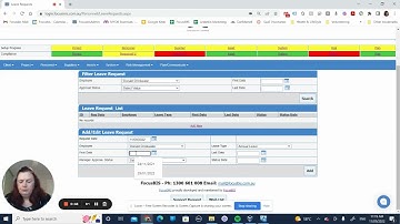 Onboarding Personnel - Leave Requests | FocusIMS ISO Software - Simple to Achieve & Easy to Maintain